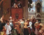 弗雷德里克莱顿爵士 - Cimabue's Celebrated Madonna-Detail Left